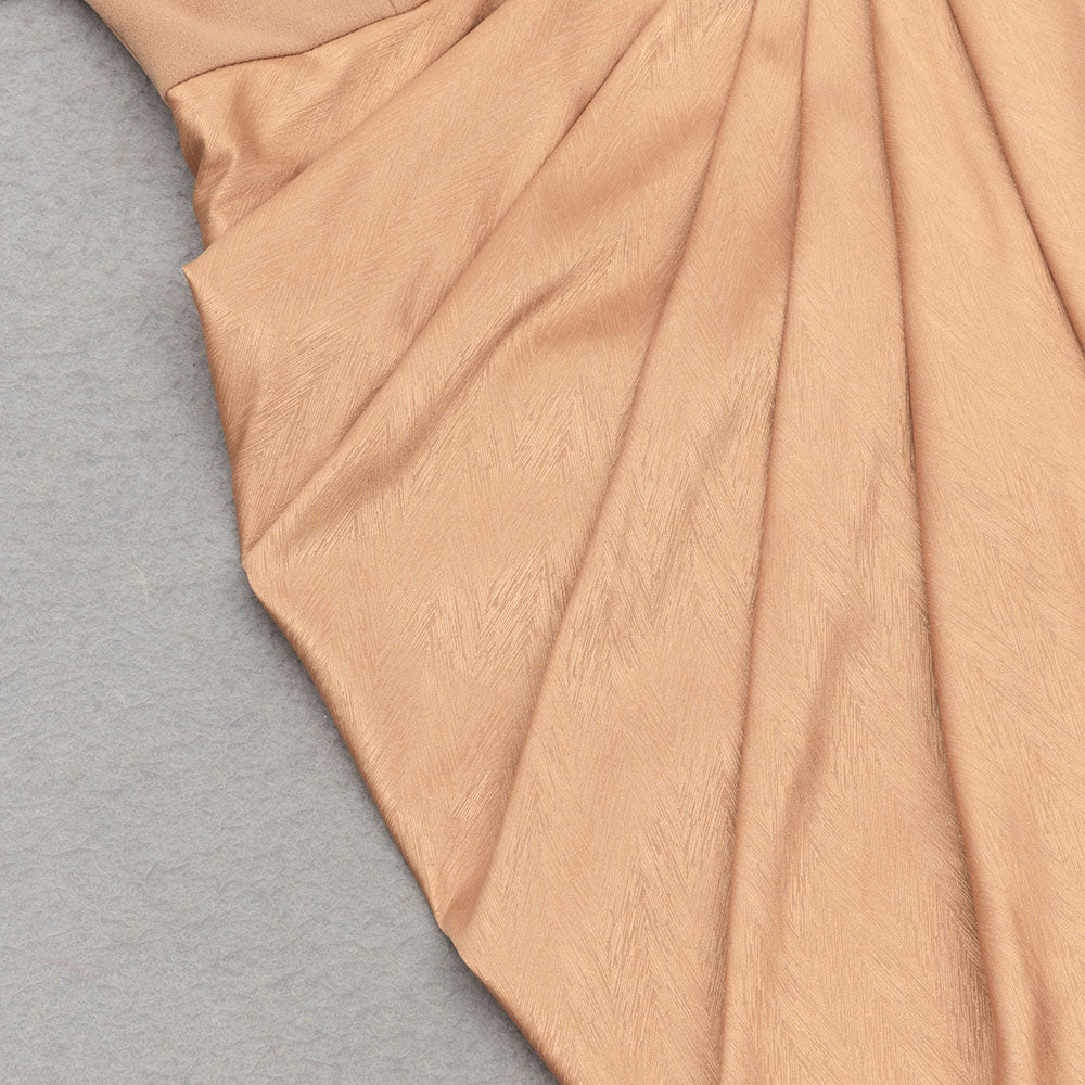 AIIZIE DRAPED RUCHED ONE SHOULDER MIDI DRESS - product image