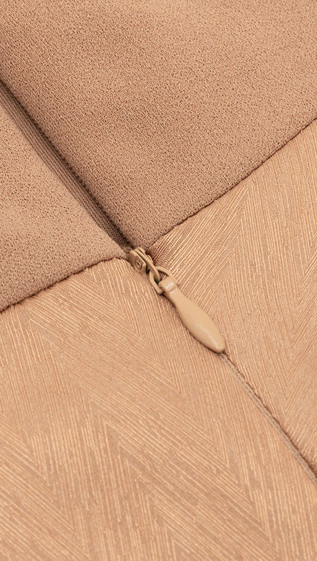 DRAPED RUCHED ONE SHOULDER MIDI DRESS