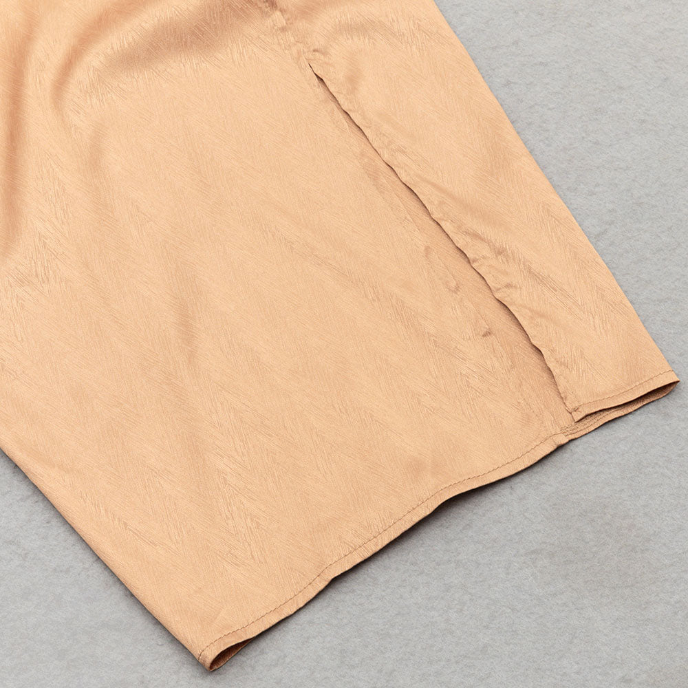 AIIZIE DRAPED RUCHED ONE SHOULDER MIDI DRESS - product image