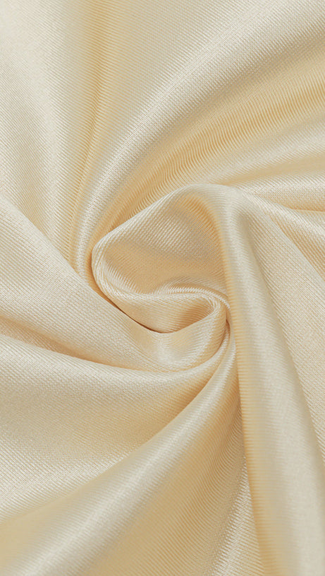 RAE CHAMPAGNE ONE-SHOULDER RUFFLE EMBELLISHED MAXI DRESS