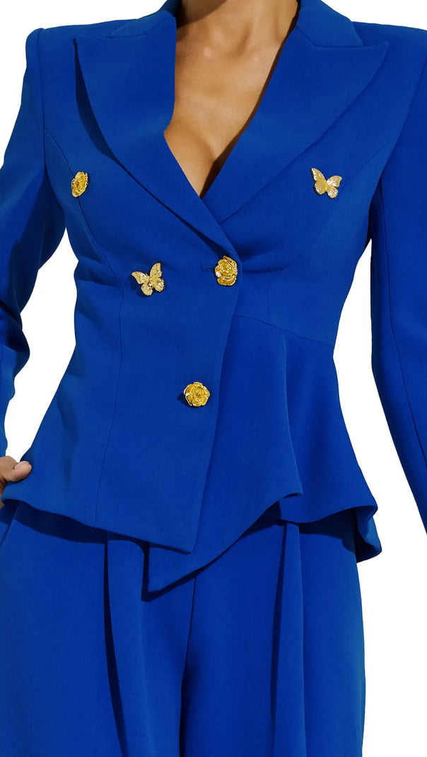 AIIZIE LEXI V-NECK LONG SLEEVES TWO-PIECES SET - product image