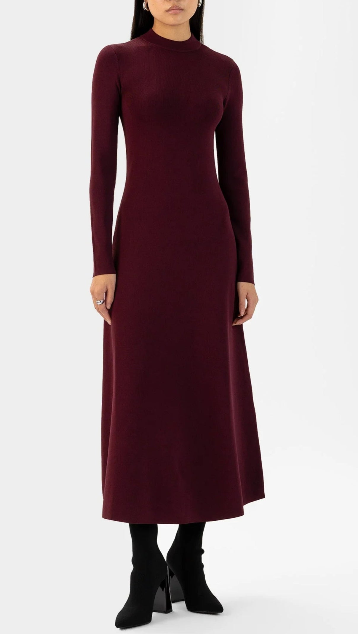 AIIZIE MERLOT MAXI DRESS - product image