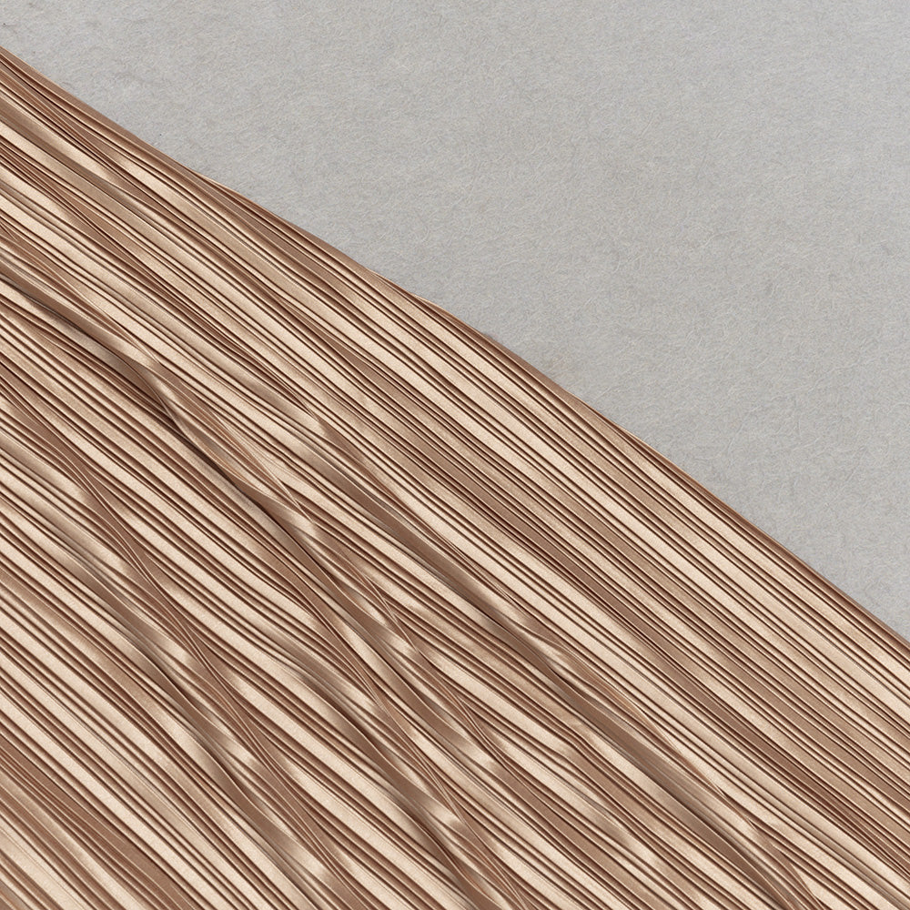 AIIZIE KHAKI PLEATED HEM CAMI DRESS - product image