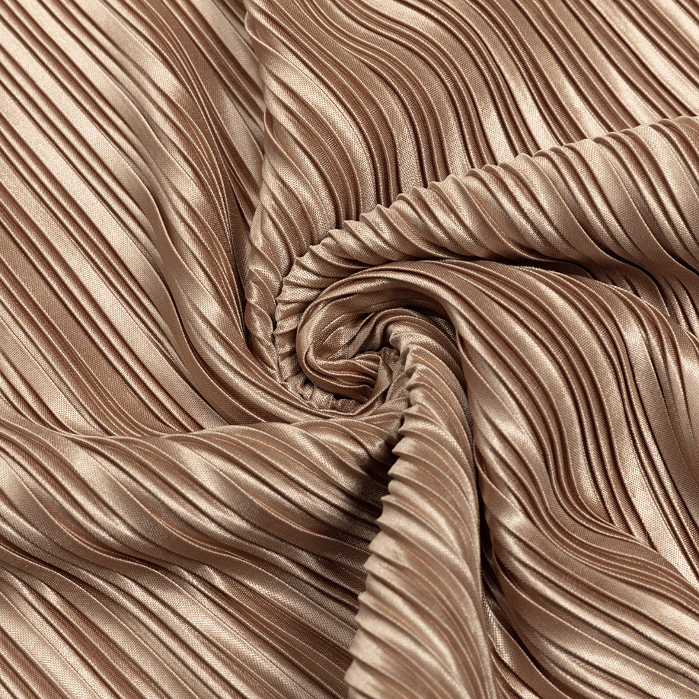 AIIZIE KHAKI PLEATED HEM CAMI DRESS - product image
