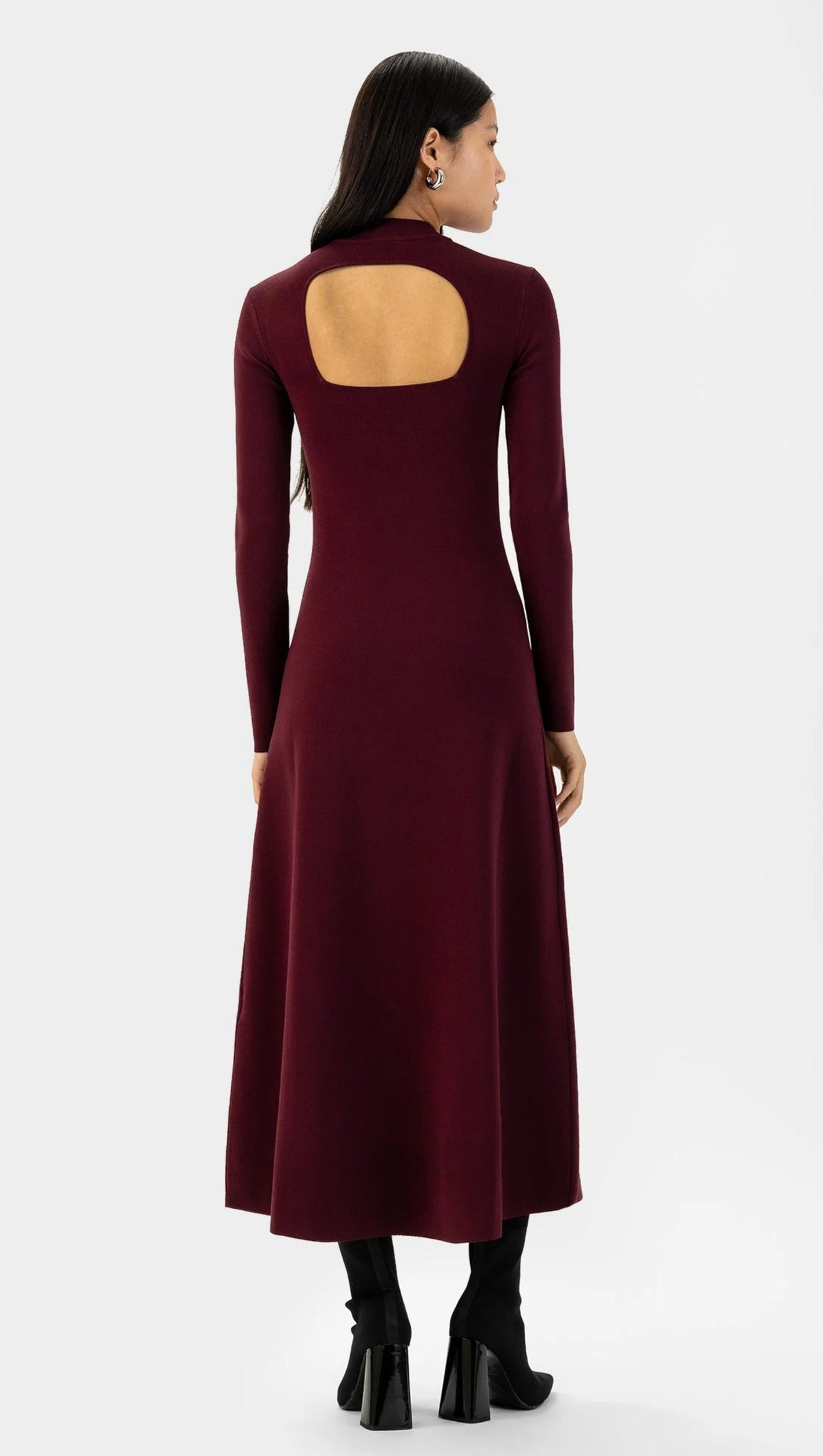 AIIZIE MERLOT MAXI DRESS - product image