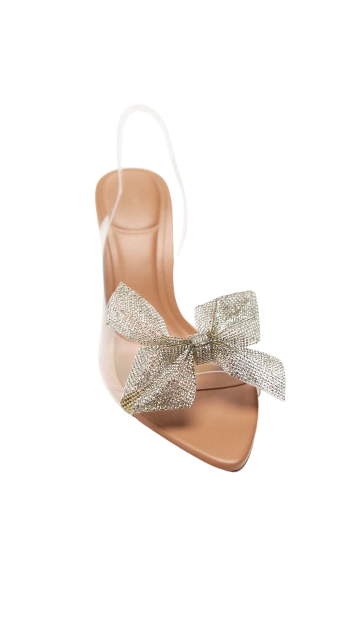 AIIZIE HIGH HEEL WITH BOW - TRANSPARENT - product image