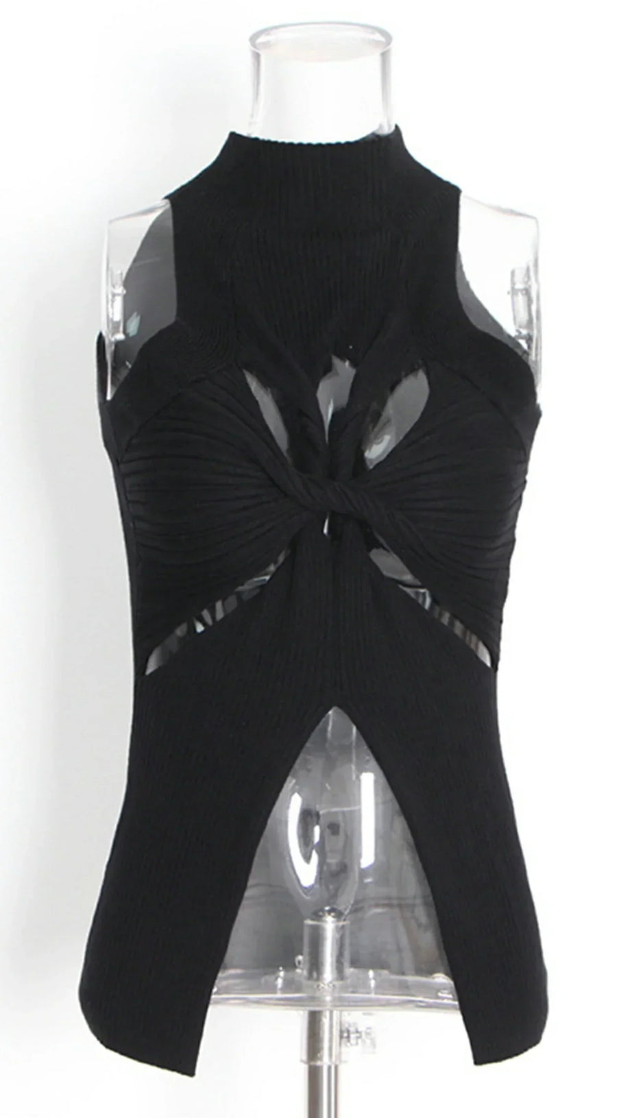 Alyzah Stricktop mit unregelmäßigen Ausschnitten