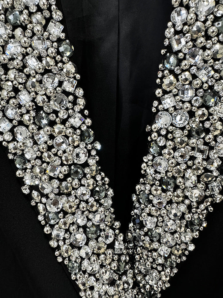AIIZIE CRYSTAL EMBELLISHED BLAZER - product image