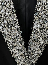 CRYSTAL EMBELLISHED BLAZER