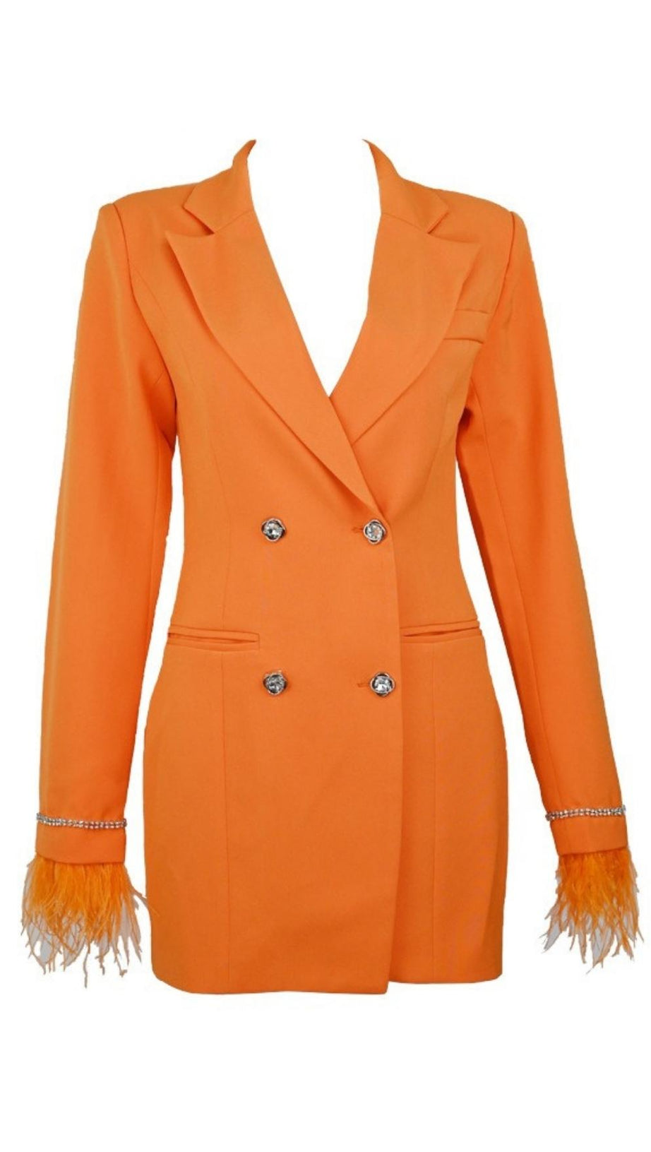 MINIABITO SCOLLO SCHIENA CON PIUME