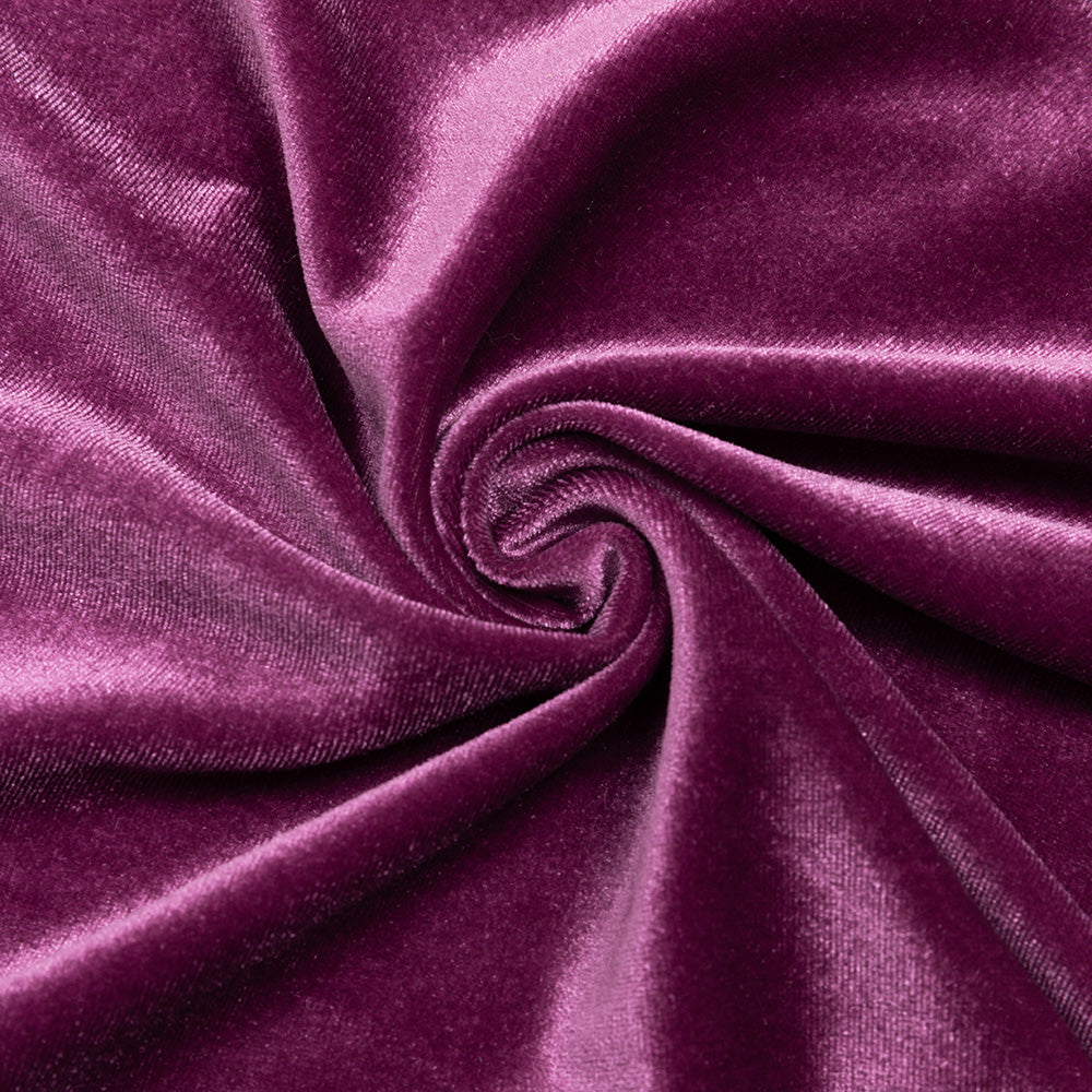 AIIZIE LONG SLEEVE MAXI VELVET DRESS MAGENTA - product image