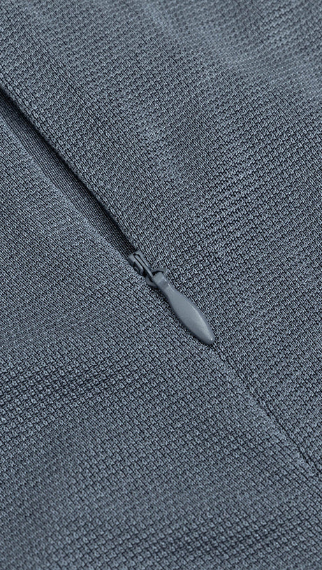 ABITO GLITTER CON TAGLIO FRONTALE