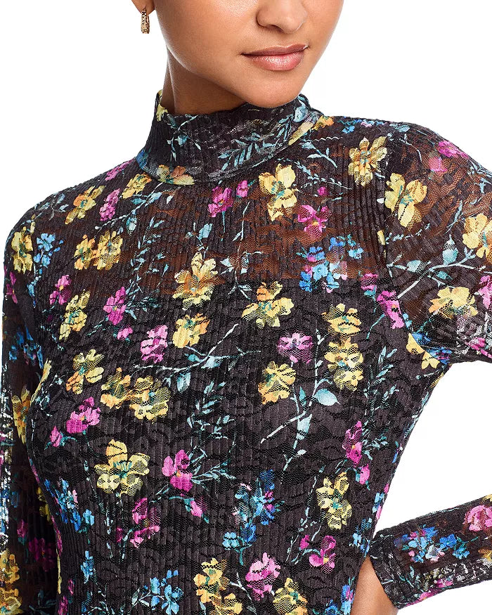 AIIZIE PUCKERED LACE DRESS - product image
