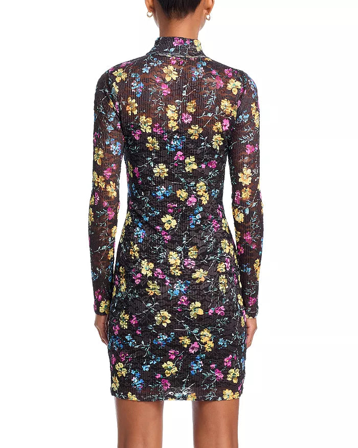 AIIZIE PUCKERED LACE DRESS - product image