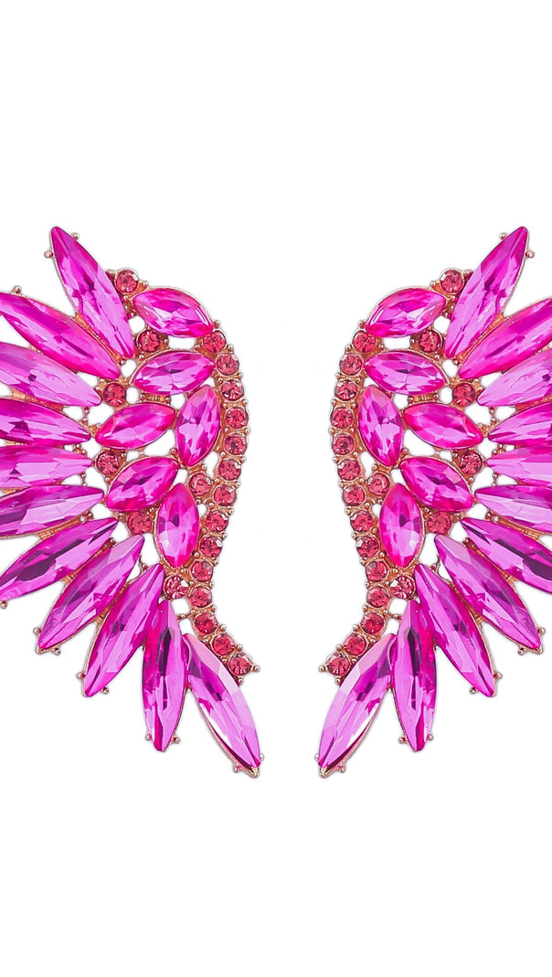 AIIZIE RAINBOW RHINESTONE EARRINGS - product image