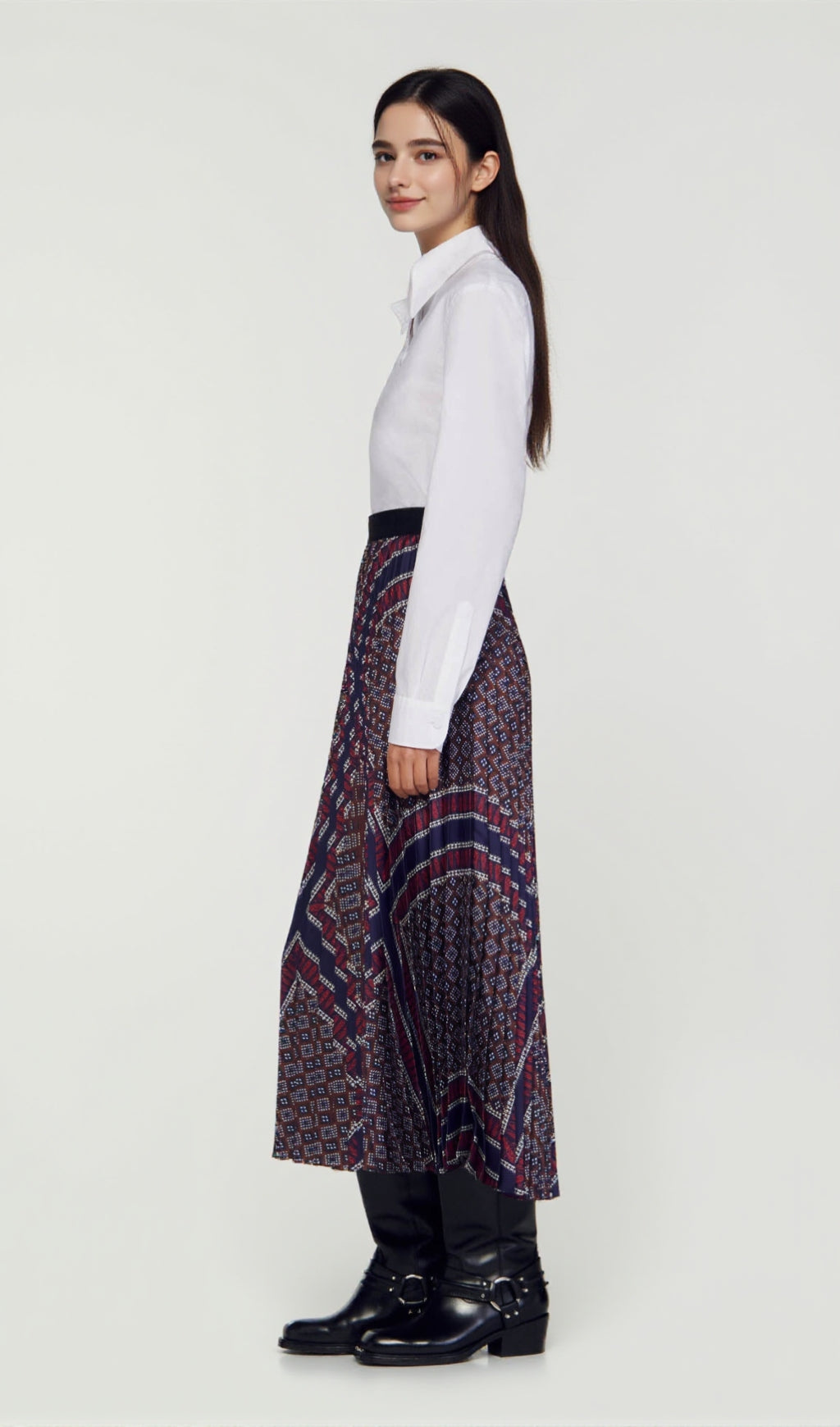 LOANA PLEATED SKIRT