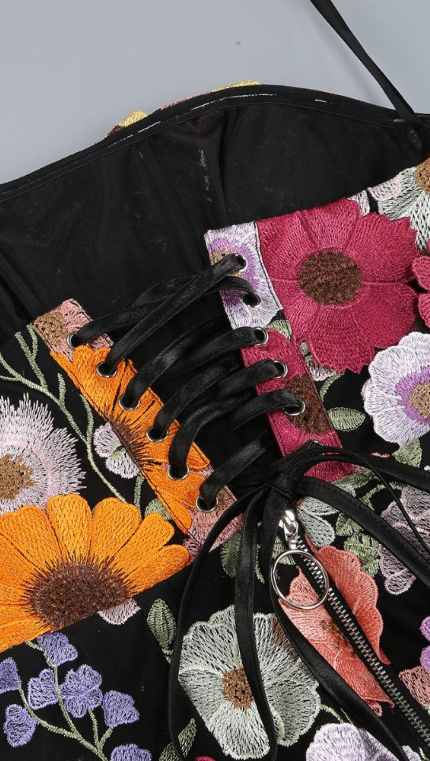 MINI ABITO FLOREALE SENZA SPALLINE