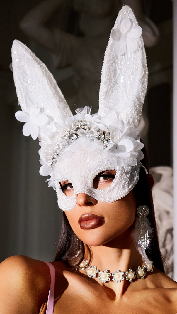 AIIZIE FORINA LACE BUNNY MASK - product image