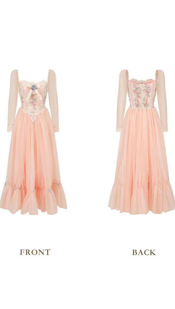 ANNALISE LONG SLEEVE CORSET DRESS