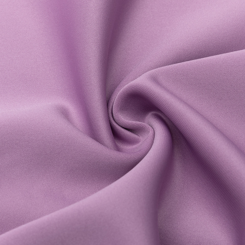 AIIZIE CHARLOTTE OFF-SHOULDER PEARL HALTER MAXI DRESS IN PURPLE - product image