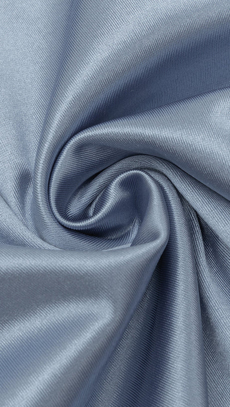 YEDDA GREY RUCHED BODYCON STRAPLESS MAXI DRESS