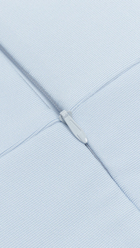 MESH MERMAID HEM BANDAGE DRESS