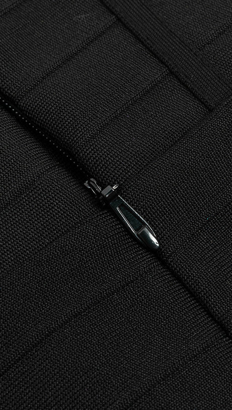 PHOEBE SEQUIN EMBELLISH BACK SPLIT BODYCON MAXI DRESS