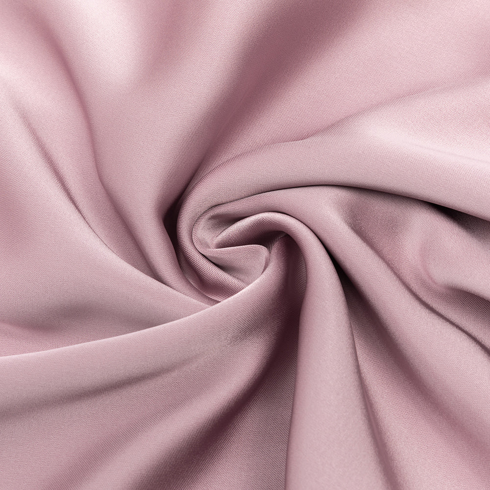 AIIZIE YETTA DUSTY PINK OFF-SHOULDER SLEEVELESS RUCHED GOWNS - product image