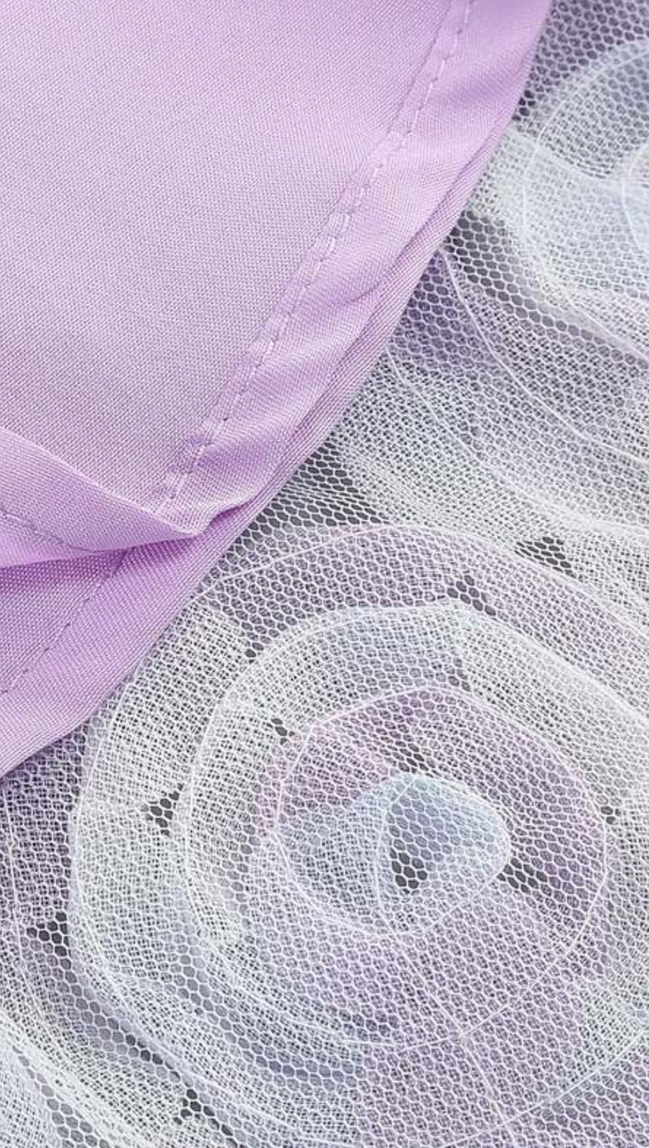 3D ROSE FLOWER STRAPLESS MIDI DRESS IN PURPLE