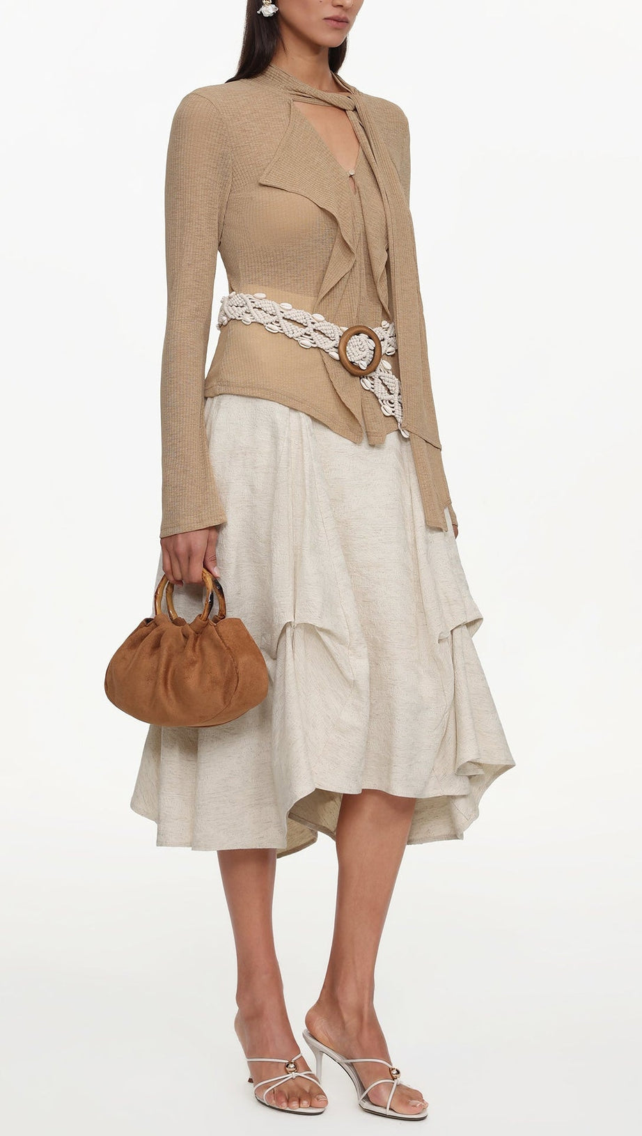 Kezia Woven Top And Skirt Set