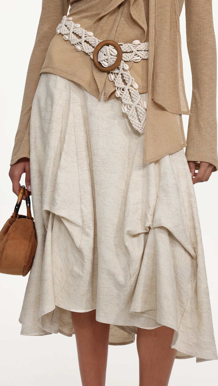 Kezia Woven Top And Skirt Set