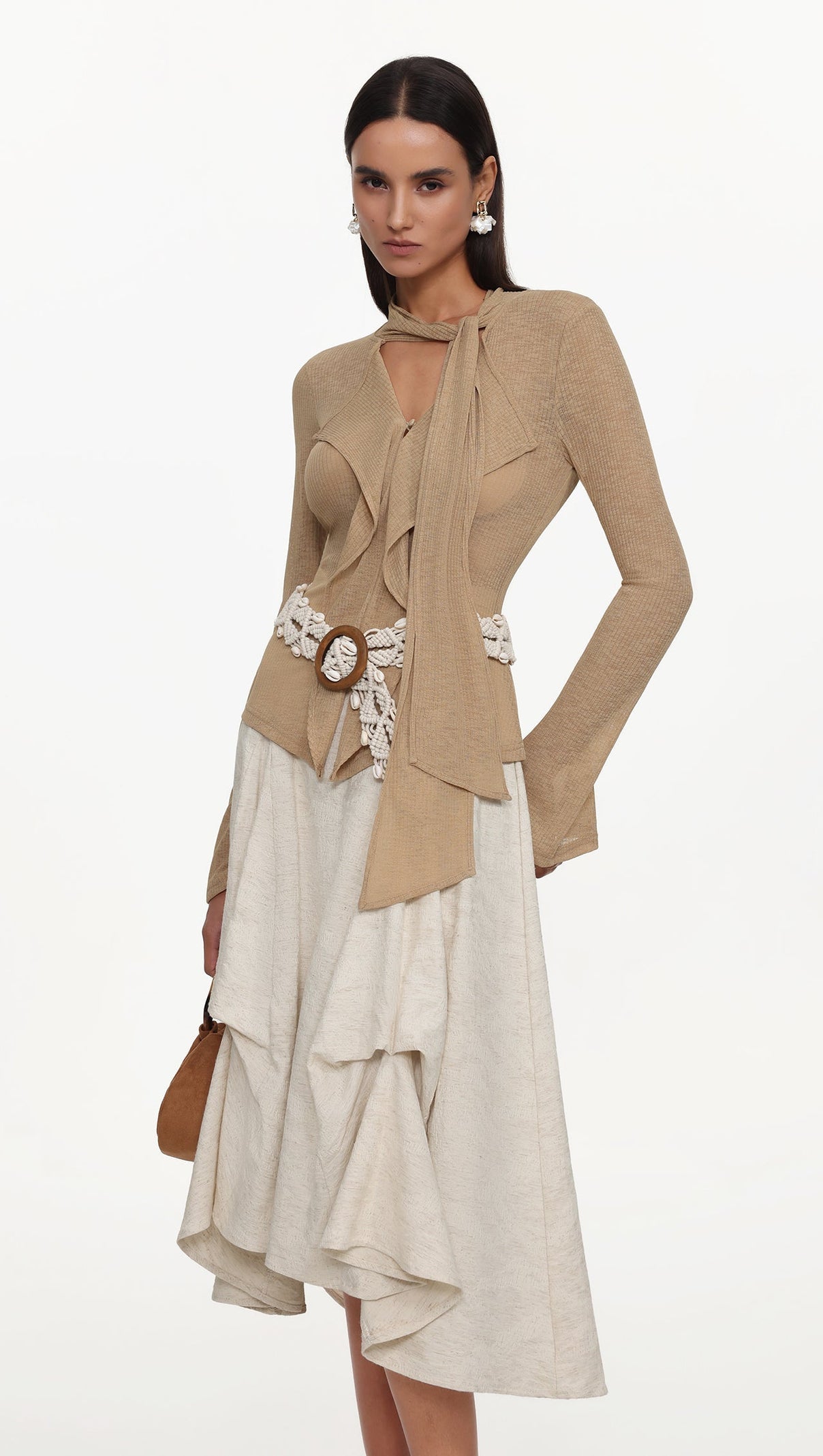 AIIZIE Kezia Woven Top And Skirt Set - product image