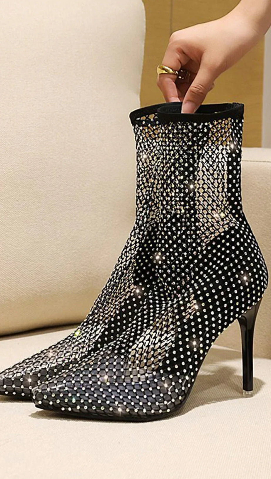 STIVALI BRITTNEY MESH DIAMOND