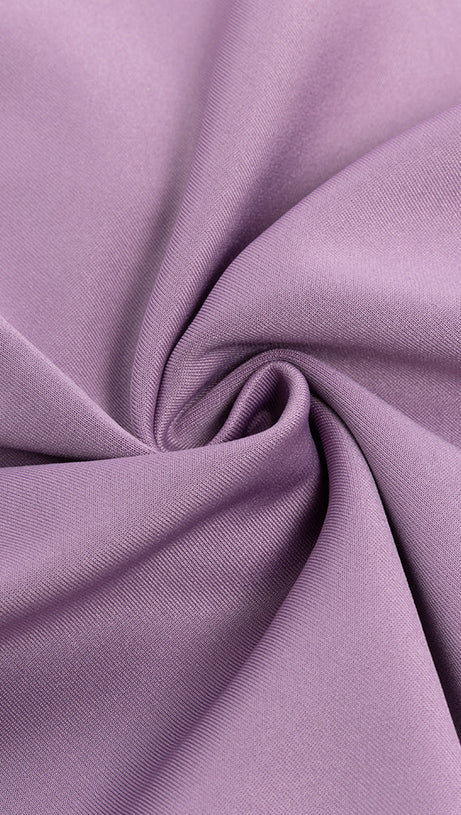 AFRA OFF SHOULDER BODYCON MAXI DRESS IN PURPLE