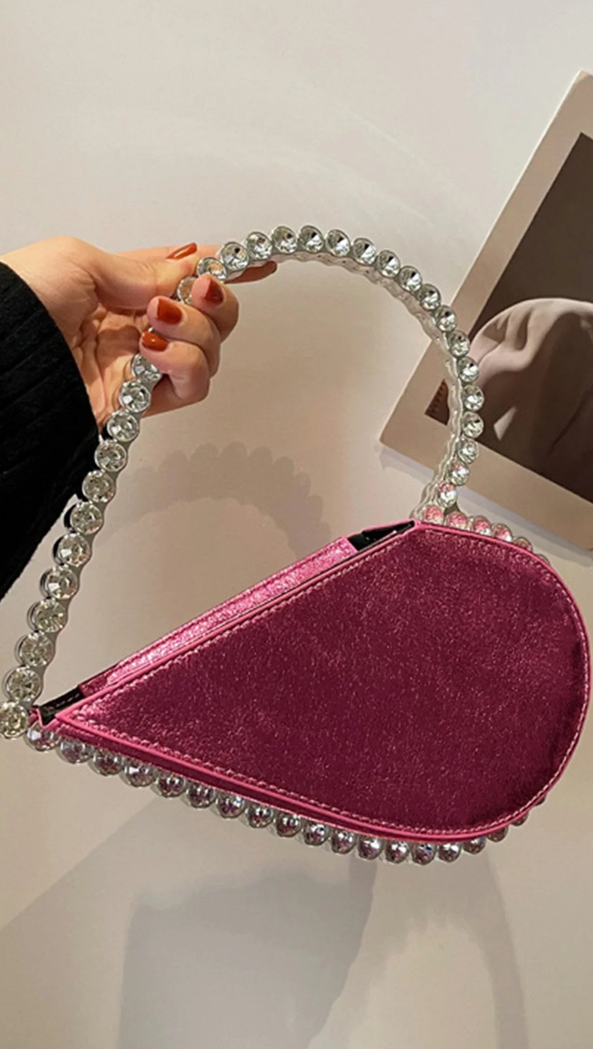 AIIZIE BRIDGETE HEART DIAMOND CLUTCHES - product image