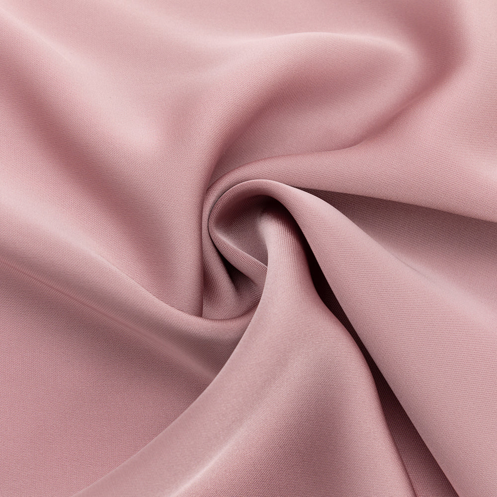 AIIZIE OFF-SHOULDER CRYSTAL DETAIL SATIN MAXI DRESS IN PINK - product image