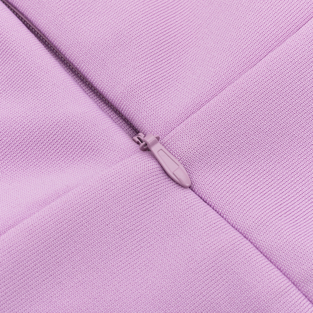 AIIZIE ONE-SHOULDER RUFFLE TRIM MIDI DRESS IN ICEBERRY PINK - product image