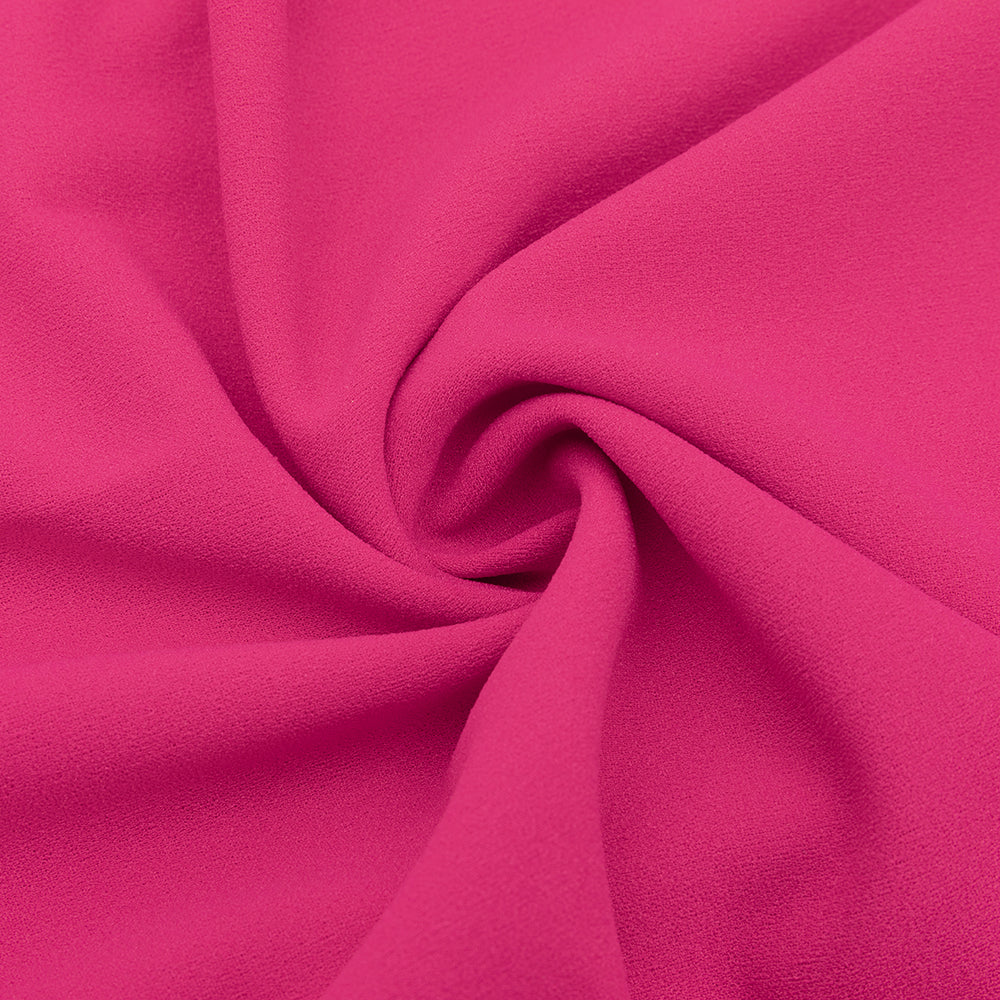 AIIZIE HILDA RUFFLE TRIM SLEEVE BODYCON MAXI DRESS IN ROSE RED - product image