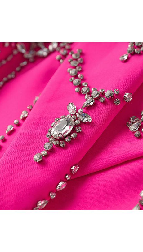 JESSICA BARA SONYA CRYSTAL BLAZER MINI DRESS