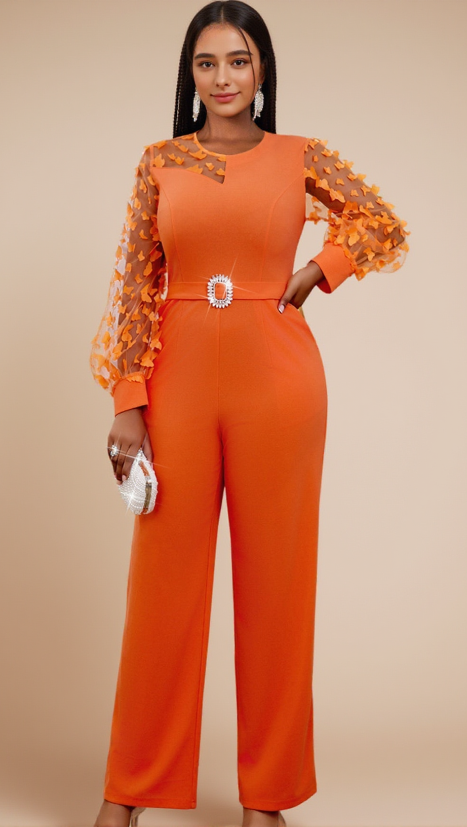 Antonella Langarm-Jumpsuit