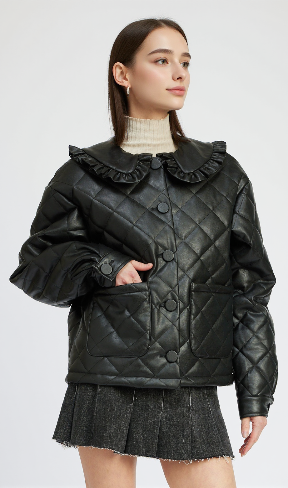 Emerson Black Leather Jacket