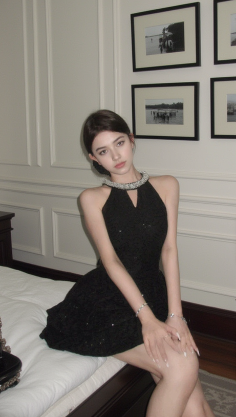 ASTERIA SEQUIN RUFFLE MINI DRESS