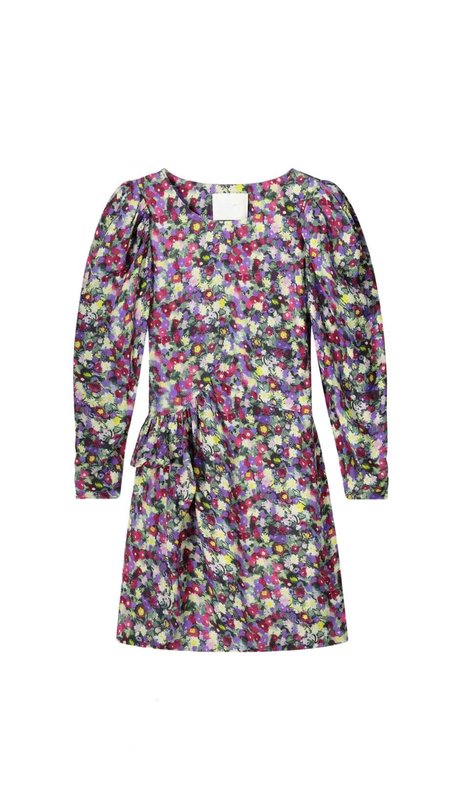 Minikleid mit Phoenix-Blumenmuster