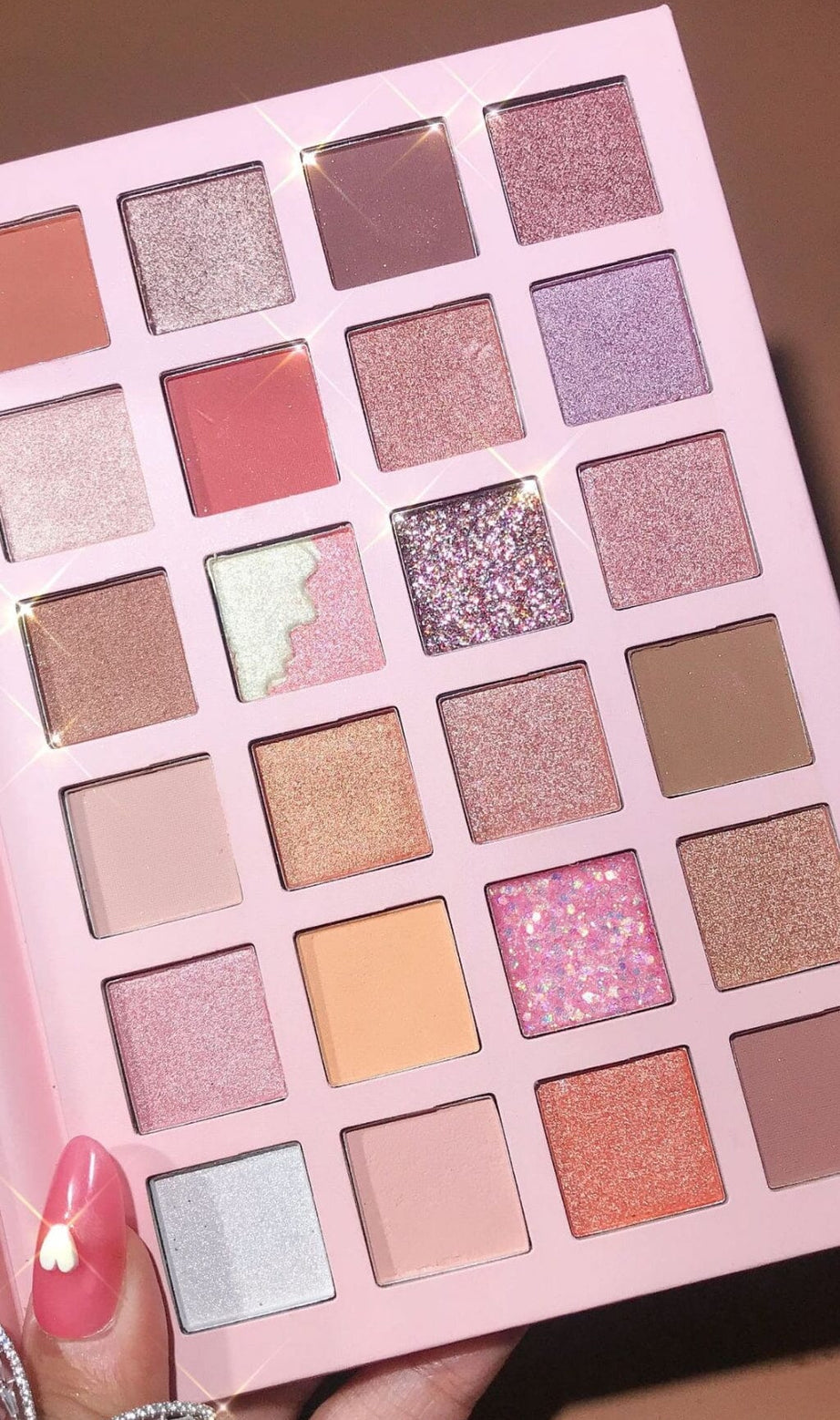 24-Farben-Glitter-Perlen-Lidschatten-Palette