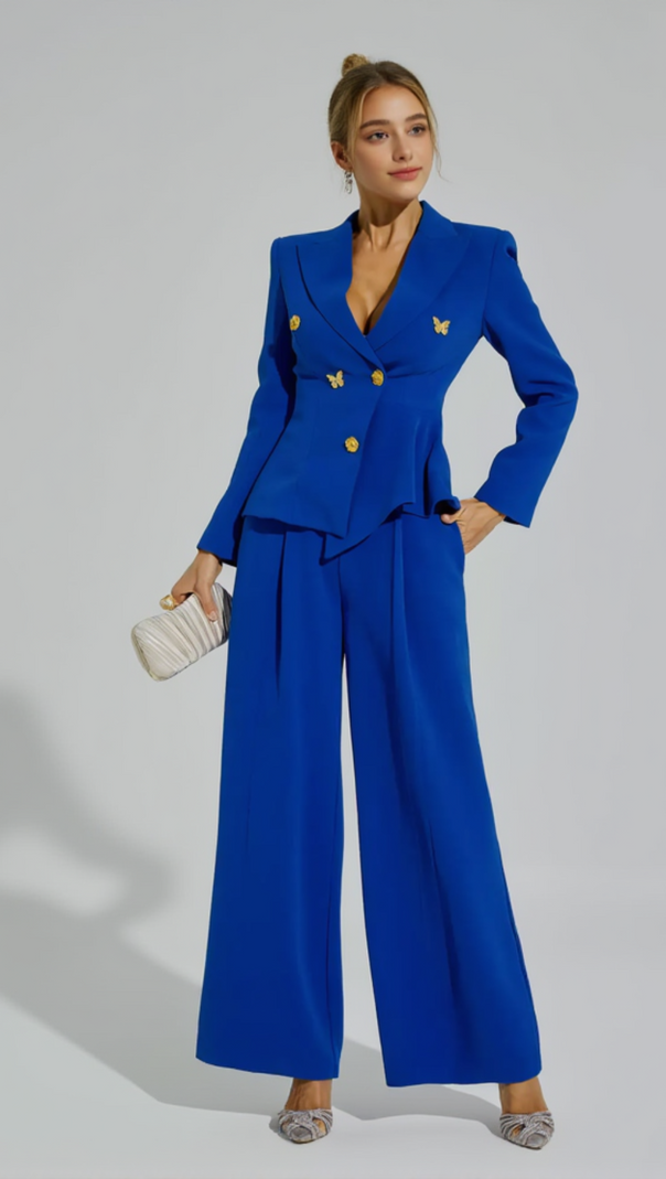 AIIZIE LEXI V-NECK LONG SLEEVES TWO-PIECES SET - product image