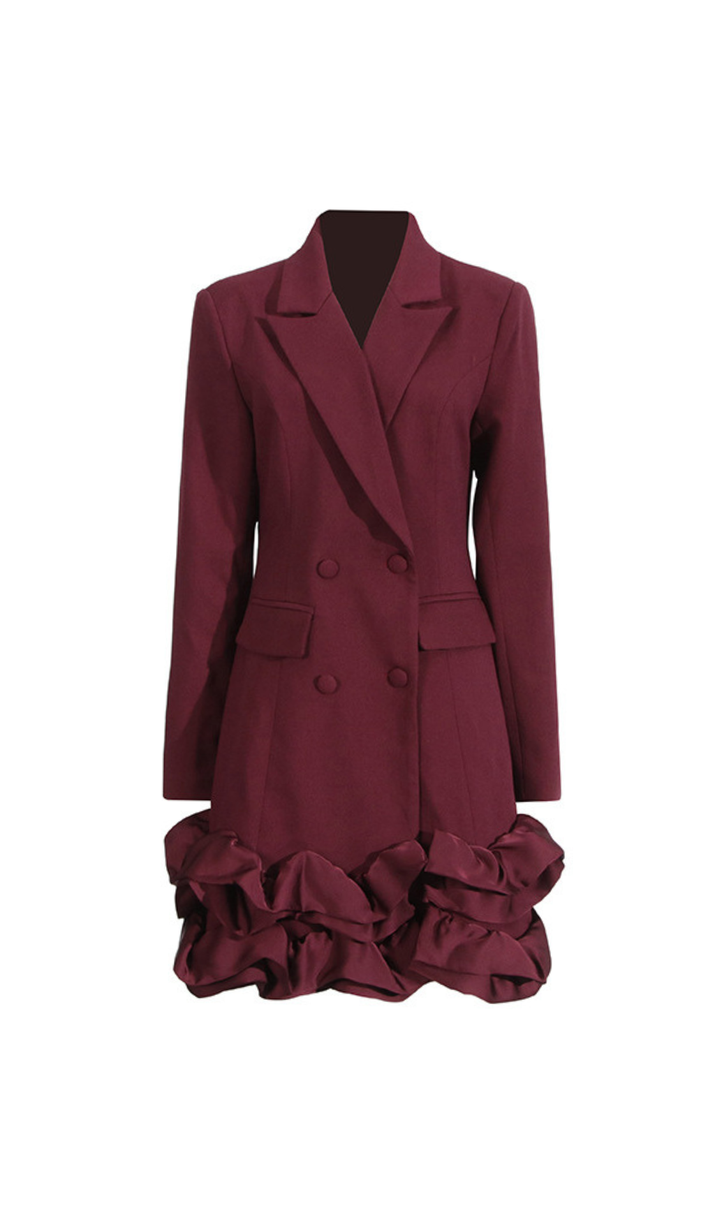 3D FLOWER PATCHWORK BLAZER DRESS