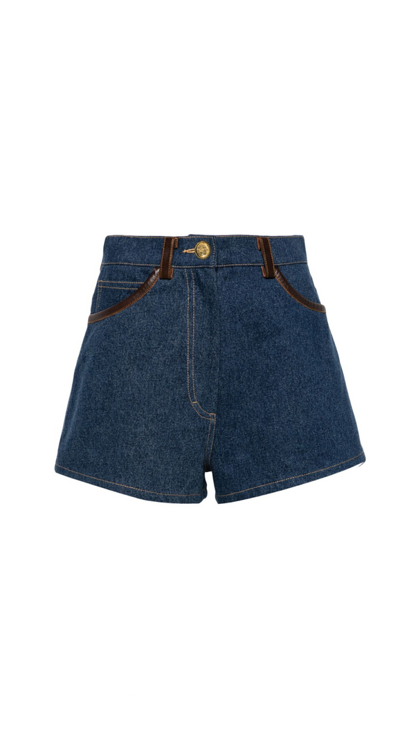 AIIZIE FELIX PLAID PANTS IN BLUE - product image