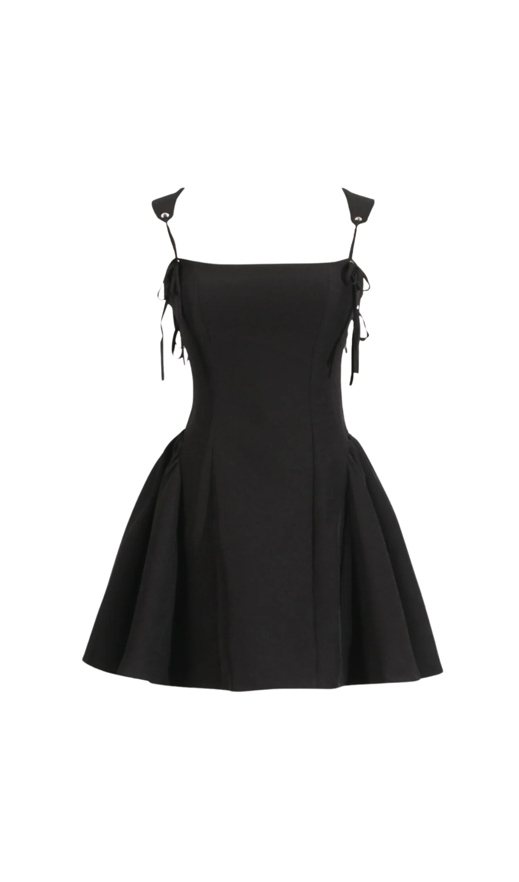 HAZAL LACE UP SPAGHETTI MINI DRESS