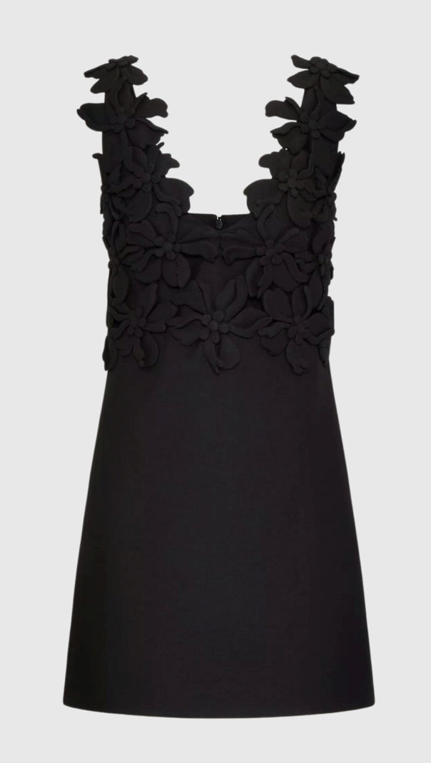 AIIZIE JULIETE FLORAL PLUNGE SLEEVELESS MINI DRESS - product image