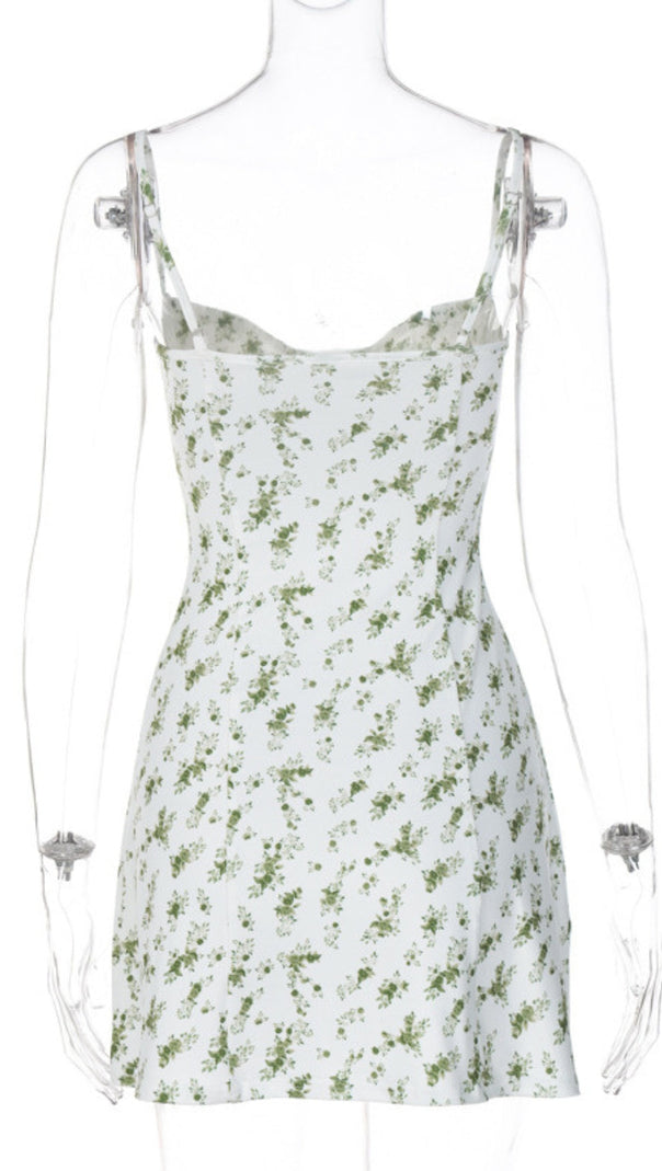 AIIZIE CHRISTIANA GARDEN PRINTED MINI DRESS - product image